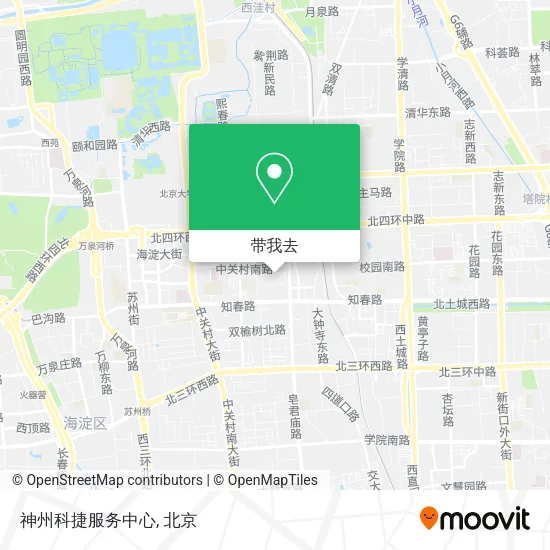 神州科捷服务中心地图