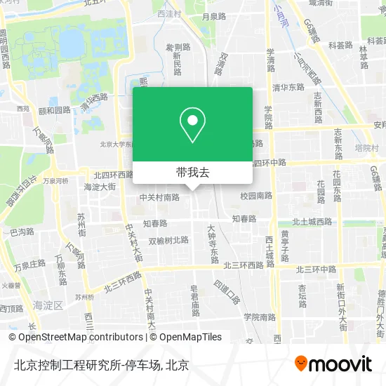 北京控制工程研究所-停车场地图