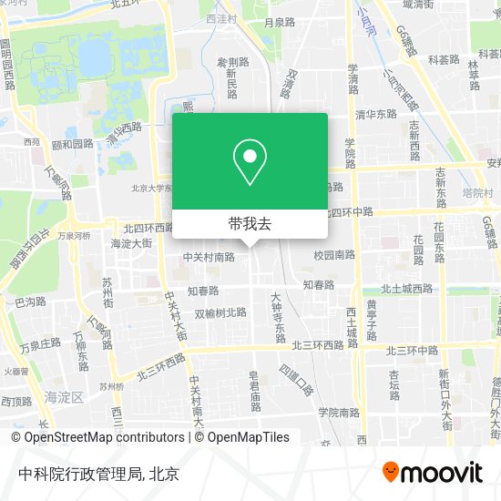 中科院行政管理局地图