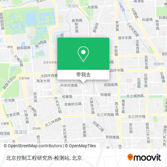 北京控制工程研究所-检测站地图