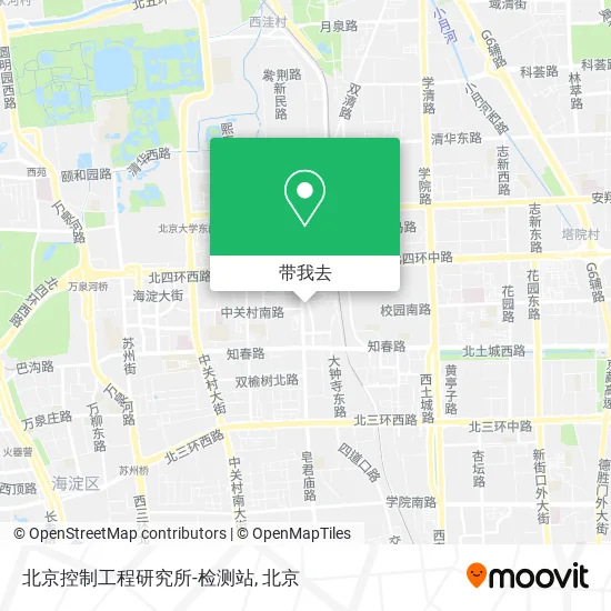 北京控制工程研究所-检测站地图
