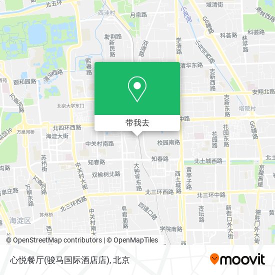 心悦餐厅(骏马国际酒店店)地图