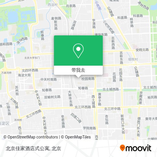 北京佳家酒店式公寓地图