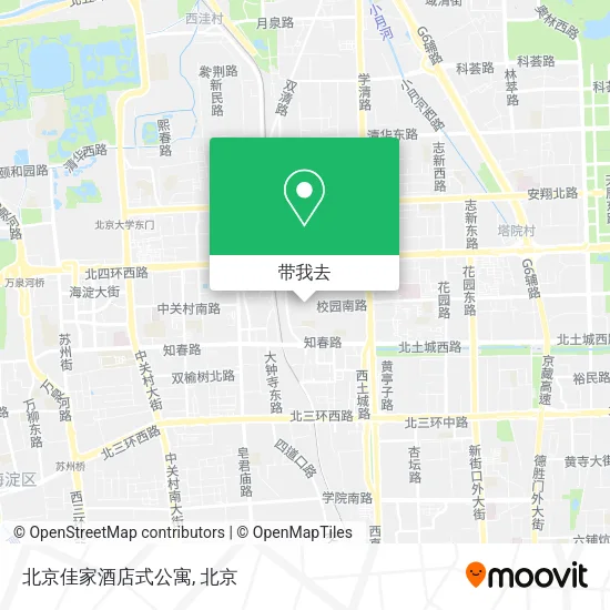 北京佳家酒店式公寓地图
