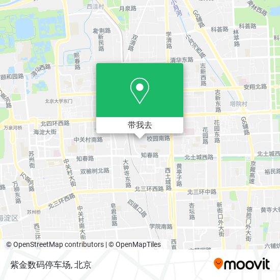 紫金数码停车场地图