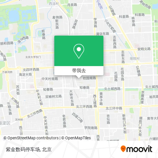 紫金数码停车场地图