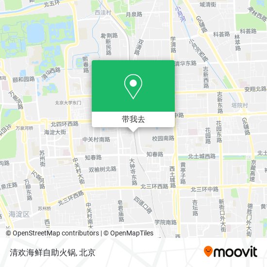 清欢海鲜自助火锅地图