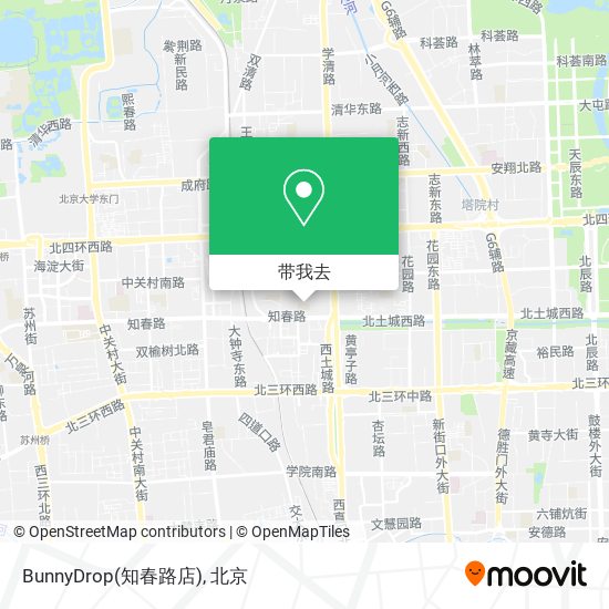 BunnyDrop(知春路店)地图