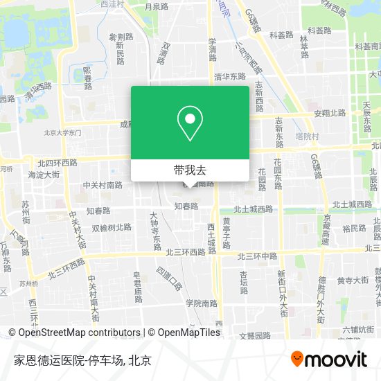 家恩德运医院-停车场地图