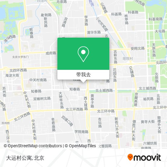 大运村公寓地图