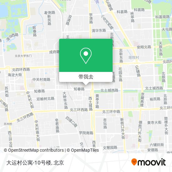 大运村公寓-10号楼地图