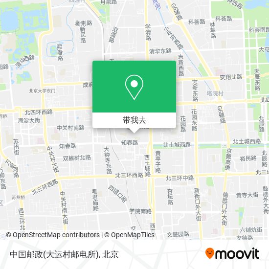 中国邮政(大运村邮电所)地图
