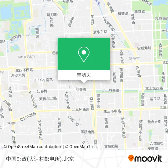 中国邮政(大运村邮电所)地图