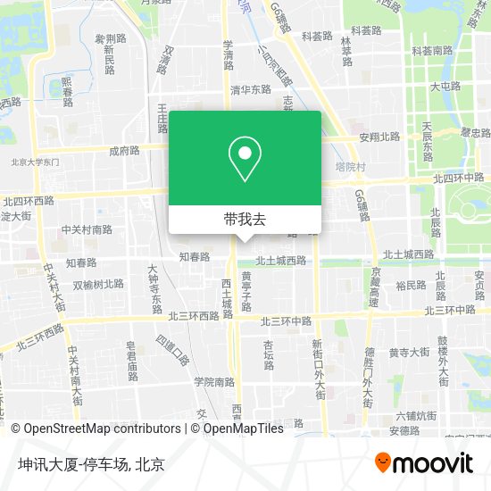 坤讯大厦-停车场地图