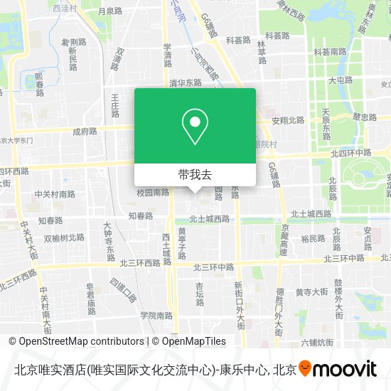 北京唯实酒店(唯实国际文化交流中心)-康乐中心地图