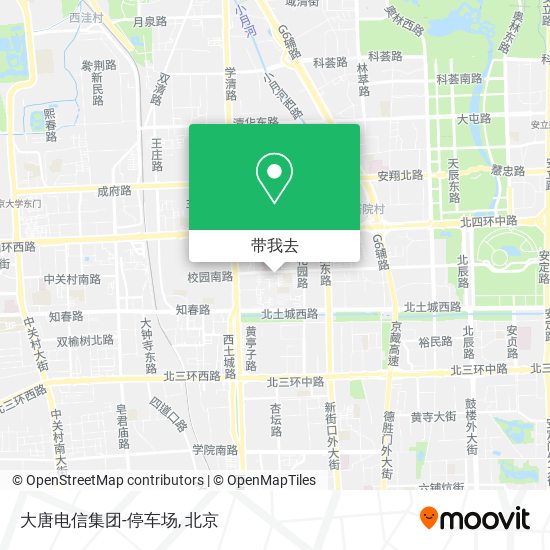 大唐电信集团-停车场地图