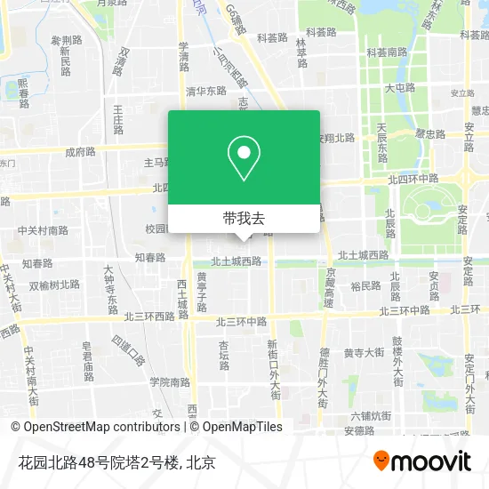 花园北路48号院塔2号楼地图