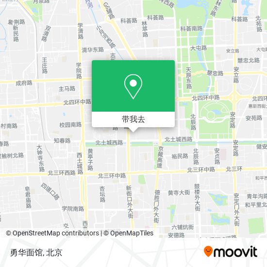 勇华面馆地图