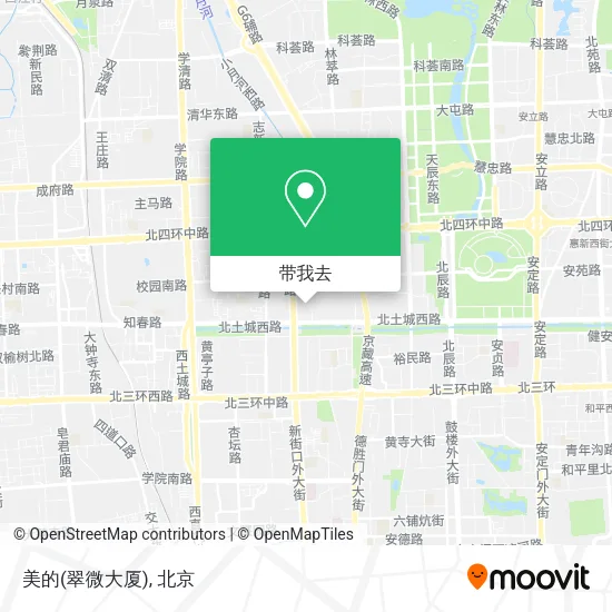 美的(翠微大厦)地图
