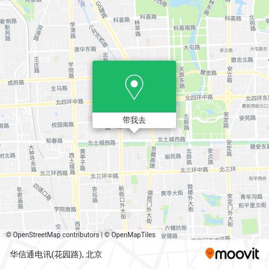 华信通电讯(花园路)地图
