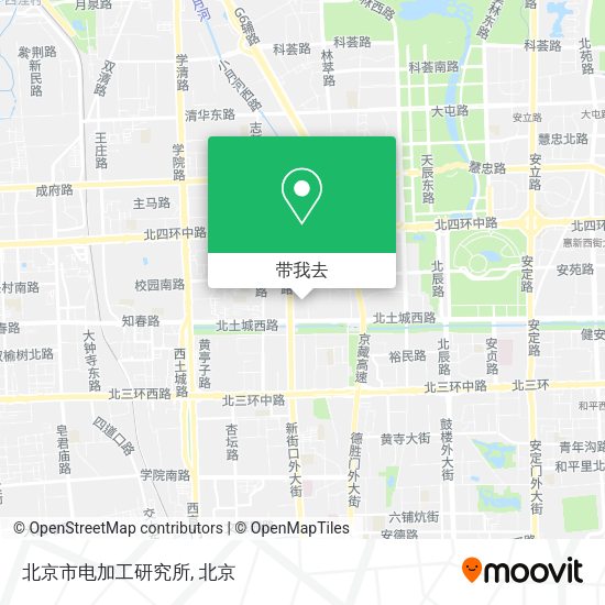 北京市电加工研究所地图