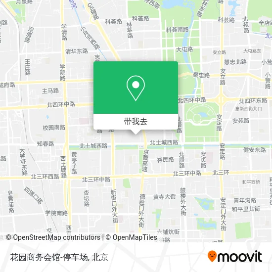 花园商务会馆-停车场地图