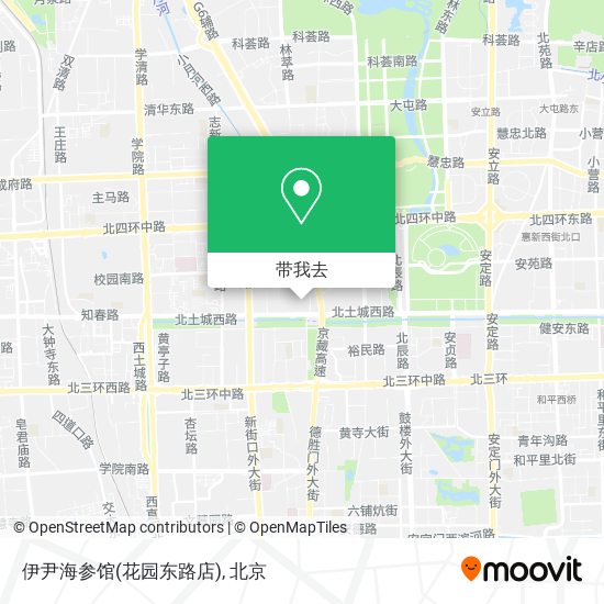 伊尹海参馆(花园东路店)地图