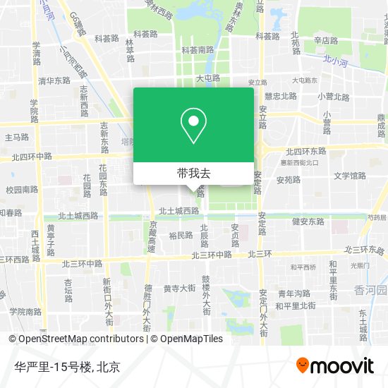 华严里-15号楼地图