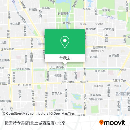 捷安特专卖店(北土城西路店)地图