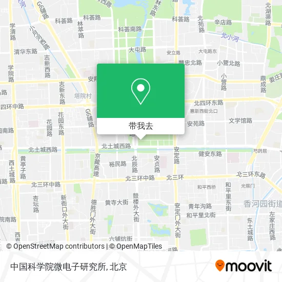 中国科学院微电子研究所地图