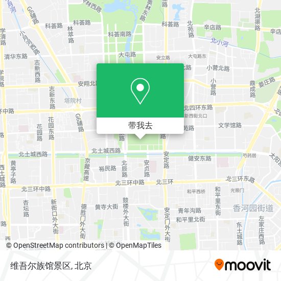 维吾尔族馆景区地图