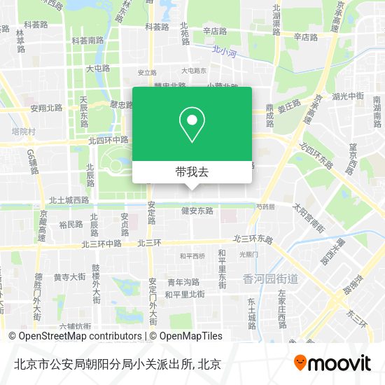 北京市公安局朝阳分局小关派出所地图