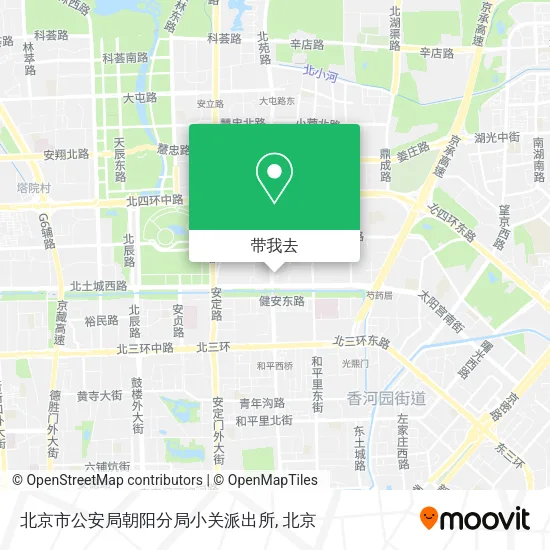 北京市公安局朝阳分局小关派出所地图