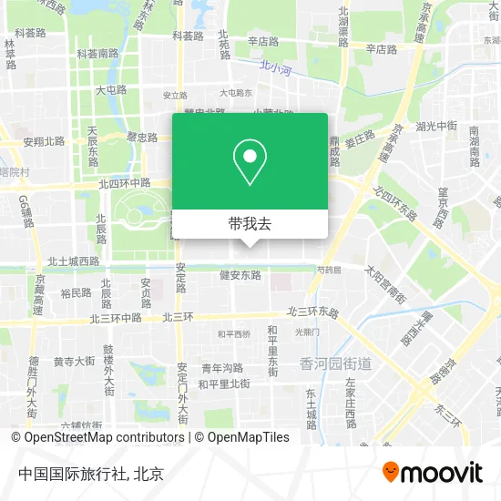 中国国际旅行社地图