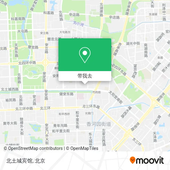 北土城宾馆地图