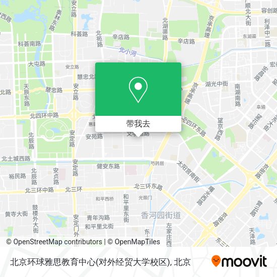 北京环球雅思教育中心(对外经贸大学校区)地图
