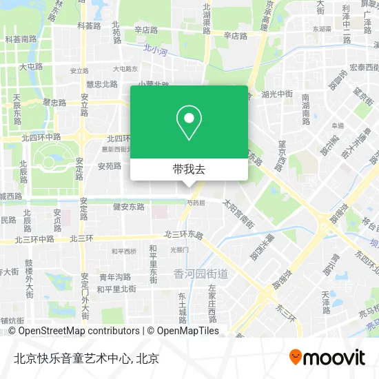 北京快乐音童艺术中心地图