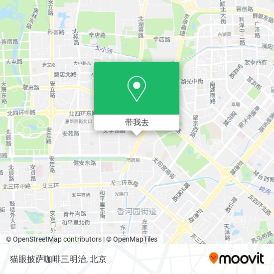 猫眼披萨咖啡三明治地图