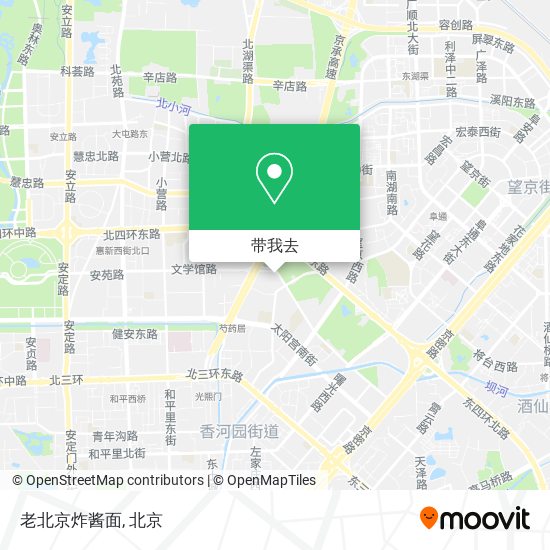 老北京炸酱面地图