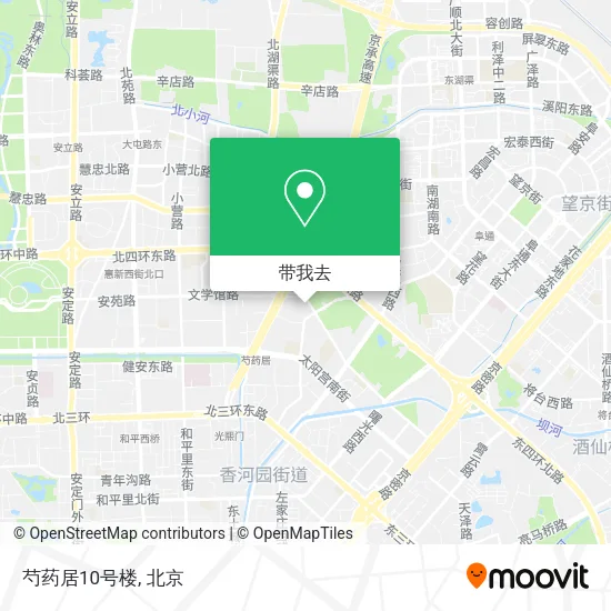 芍药居10号楼地图