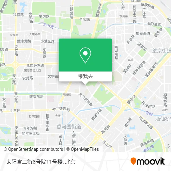 太阳宫二街3号院11号楼地图