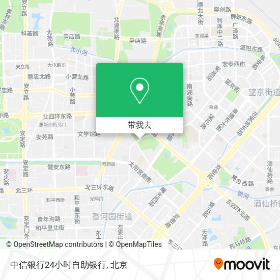 中信银行24小时自助银行地图