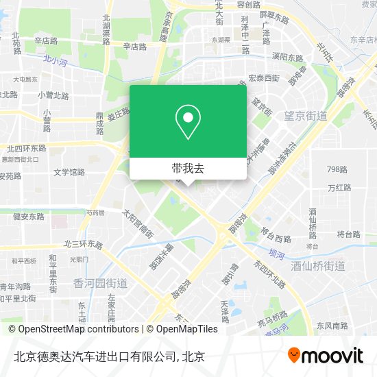 北京德奥达汽车进出口有限公司地图