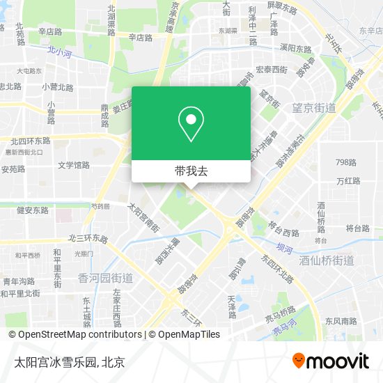 太阳宫冰雪乐园地图