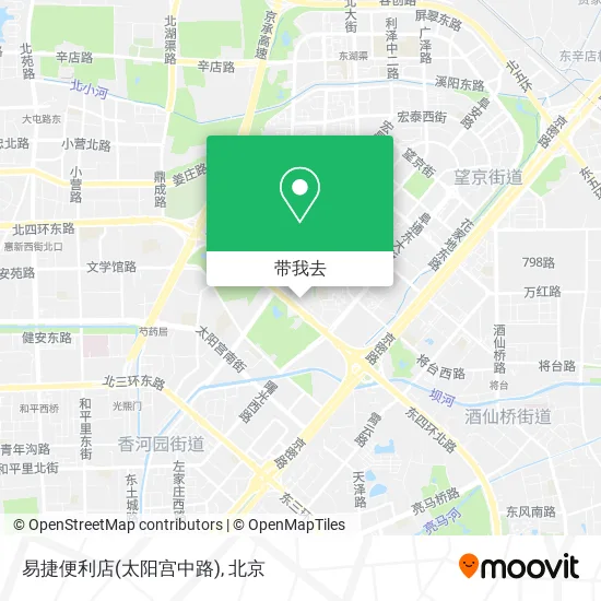 易捷便利店(太阳宫中路)地图
