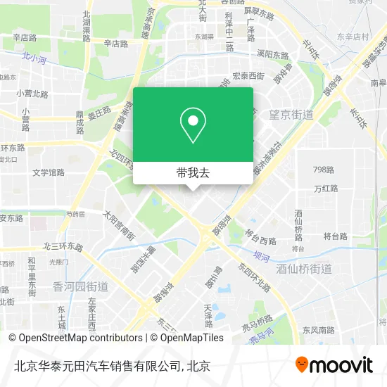 北京华泰元田汽车销售有限公司地图
