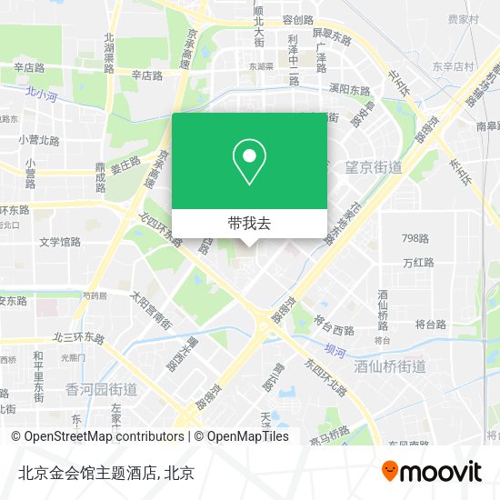 北京金会馆主题酒店地图
