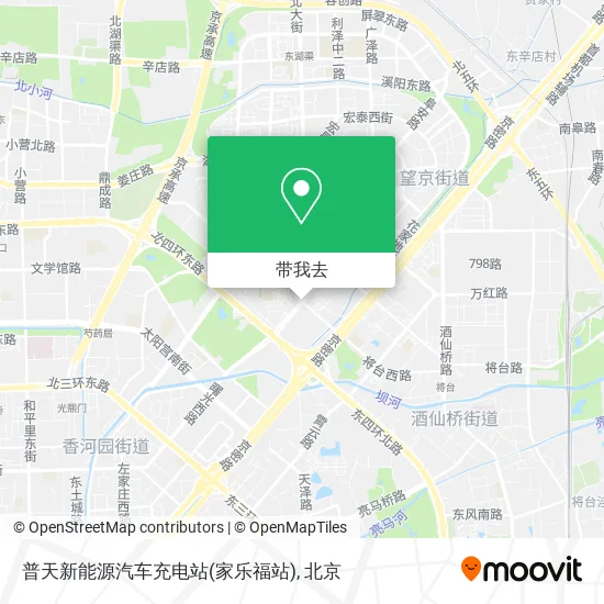 普天新能源汽车充电站(家乐福站)地图