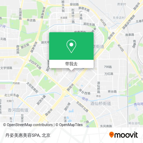 丹姿美惠美容SPA地图