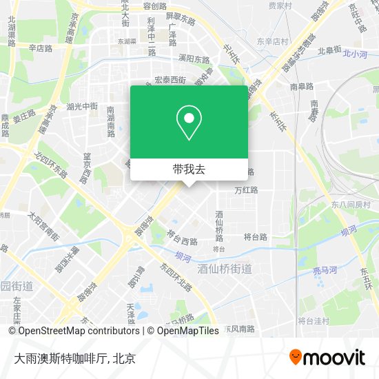 大雨澳斯特咖啡厅地图